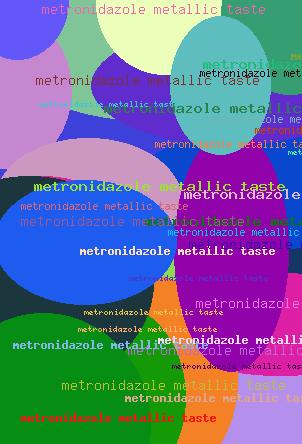 METRONIDAZOLE METALLIC TASTE